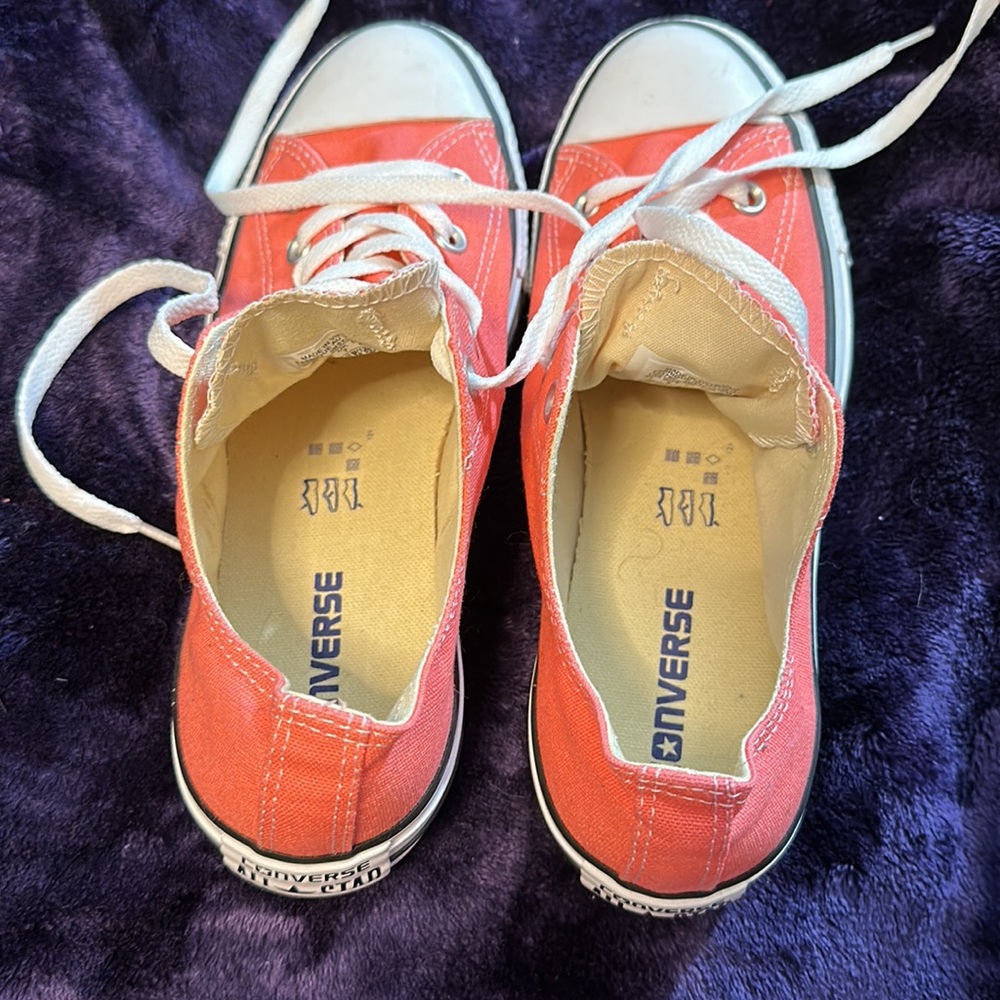 Converse Chuck Taylor All Star Carnival Pink White Canvas Sneakers - Picture 6 of 8